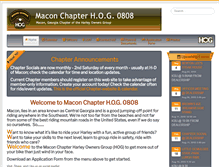 Tablet Screenshot of maconhog.com